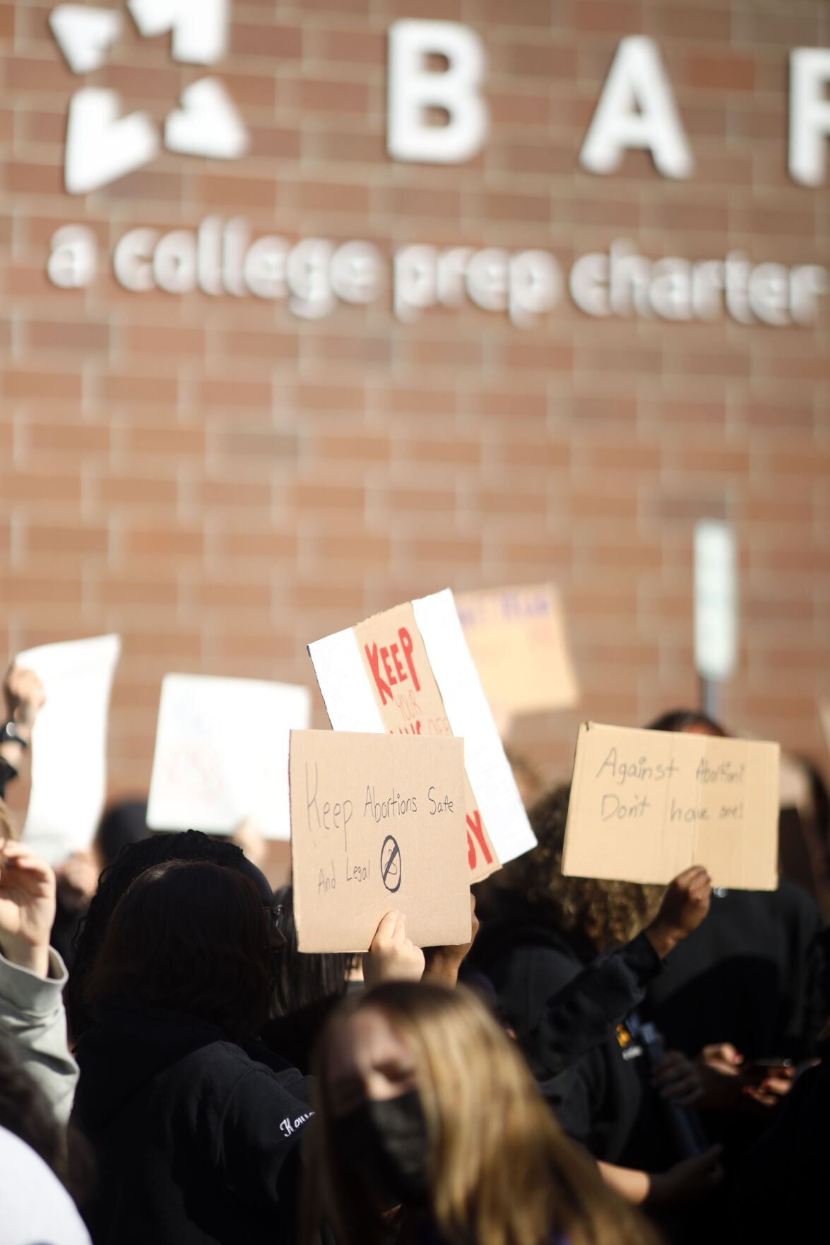 bart charter student walkout over abortion rights
